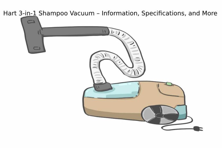 Hart 3-in-1 Shampoo Vacuum
