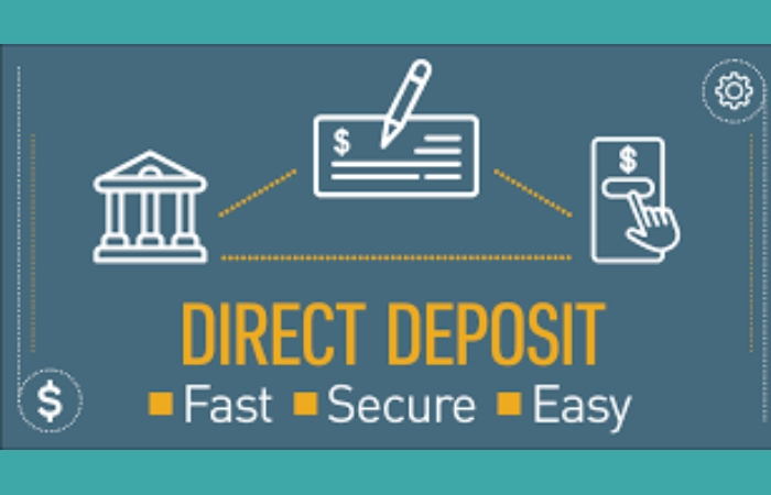 d) Option - Direct deposit_